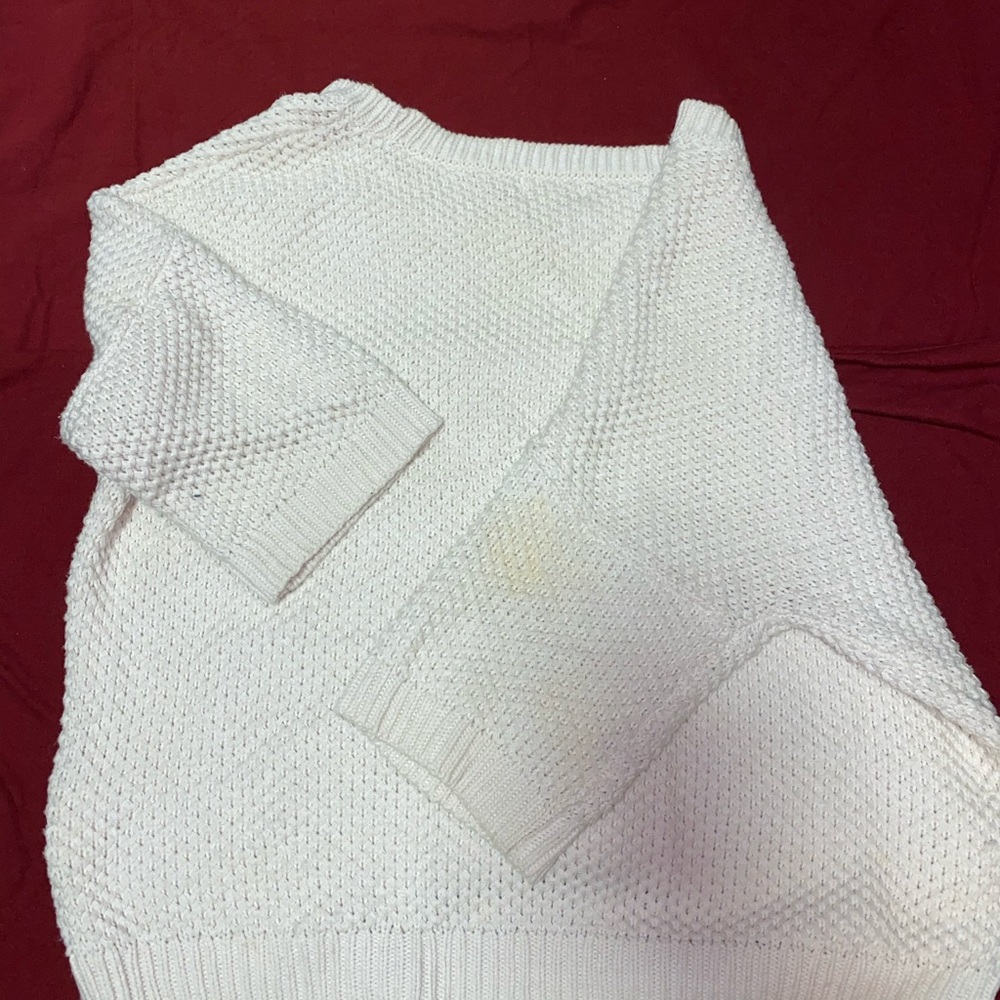 Cream sweater, Sixe M from old navy